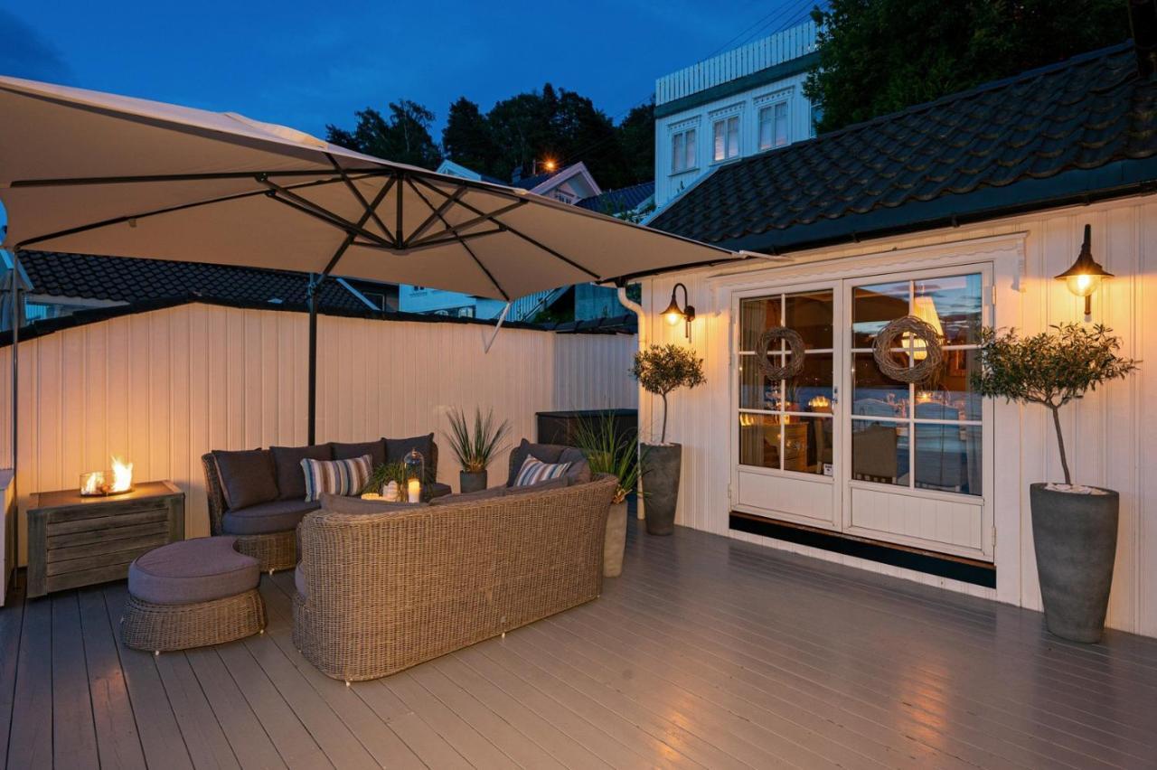Luxurious Boathouse With Private Dock In The Best Location In Arendal Ngoại thất bức ảnh